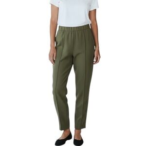 Everlane Dream Pant Kalamata Olive Pull-On Pintuck Trouser Medium